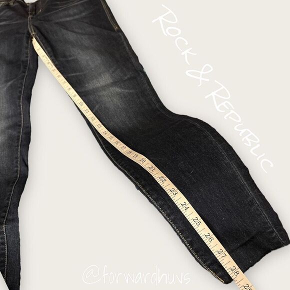 Rock & Republic High Roller High Rise Skinny Jeans | Legging | READ | Size 4 - Picture 9 of 14